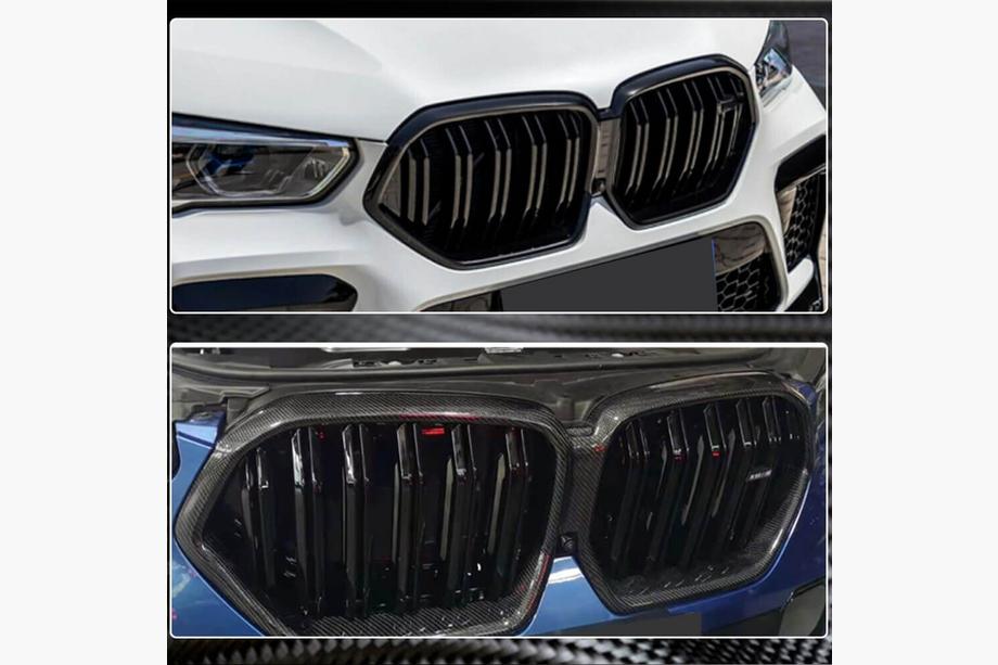BMW X6 G06 2019-2027 рр. Ніздрі M-Look (2018-2022, Карбон) Фото 7