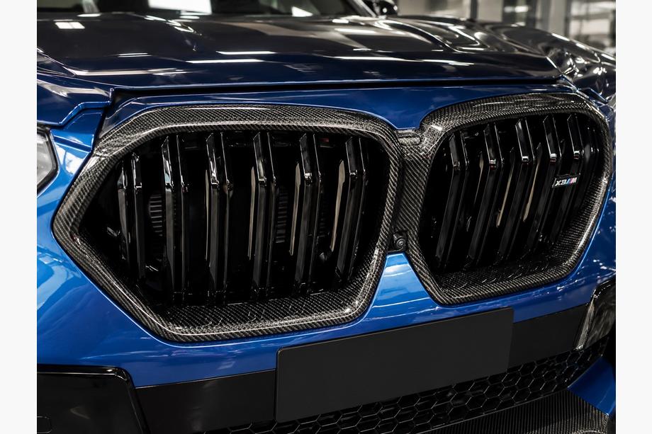 BMW X6 G06 2019-2027 рр. Ніздрі M-Look (2018-2022, Карбон) Фото 1