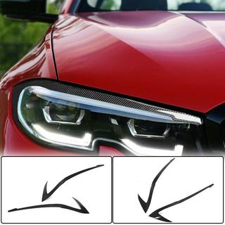 Вії на фари (2018-2022, Карбон) BMW 3 серія G20/G21 2018- рр. фото 1
