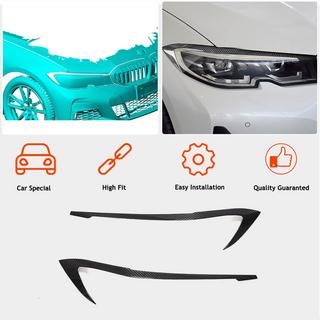 Вії на фари (2018-2022, Карбон) BMW 3 серія G20/G21 2018- рр. фото 2