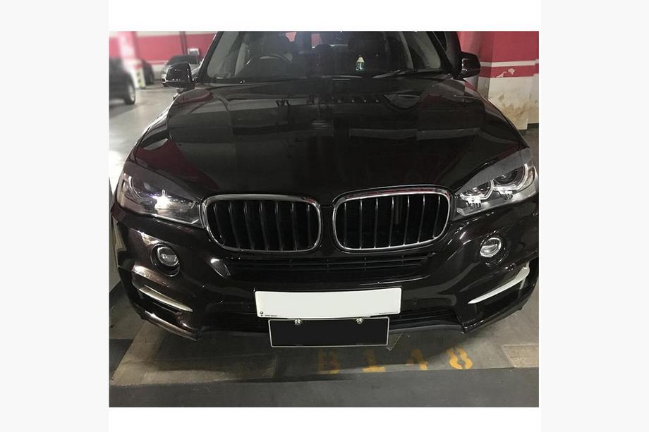 BMW X6 F16 2014-2019 рр. Вії на фари Lamp Eyelids FRP V3 Фото 3