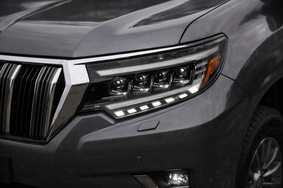 Toyota Land Cruiser Prado 150 2009-2023 рр. Передня оптика Lexus-design 4-LED V2 (2017+, 2 шт) Image
