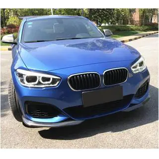 Накладки на передній бампер Flap (для M-Sport 2015-2019, Карбон) фото 2