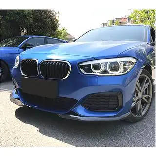 Накладки на передній бампер Flap (для M-Sport 2015-2019, Карбон) фото 3