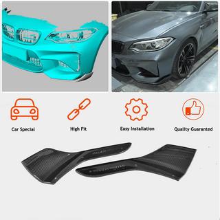 Накладки на передній бампер Flap (для F87 M2/M2C, Карбон) фото 2