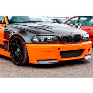 Накладки на передній бампер Flap (для M3, Карбон) BMW 3 серія E46 1998-2006 рр. фото 2