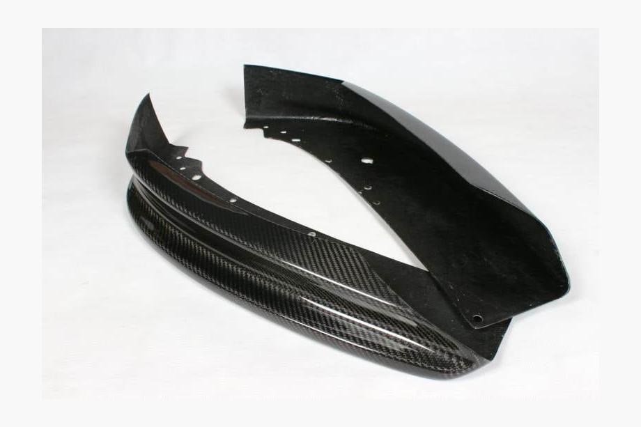 BMW 3 серія E90/E91 2005-2011 рр. Накладки на передній бампер Flap FRP V2 (для E90 2008-2011 Base) Фото 9