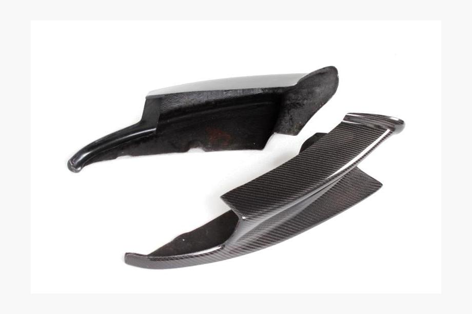 BMW 3 серія E92/E93 2006-2013 рр. Накладки на передній бампер Flap Карбон (для M3, Карбон) Фото 9