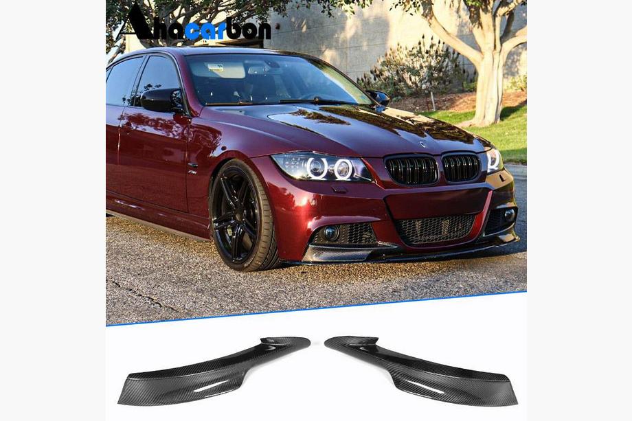 Накладки на передній бампер Flap (для E90 2008-2011 M-Sport, Карбон) Image