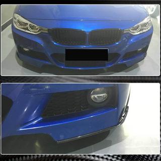 Накладки на передній бампер Flap (для F30 M-Sport, Карбон) BMW 3 серія F30/F31 2012-2019 рр. фото 4
