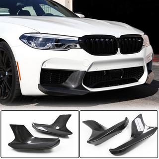 Накладки на передній бампер Flap (для M5 F90 2017-2020, Карбон) BMW 5 серія G30/G31 2017-2023 рр. фото 1