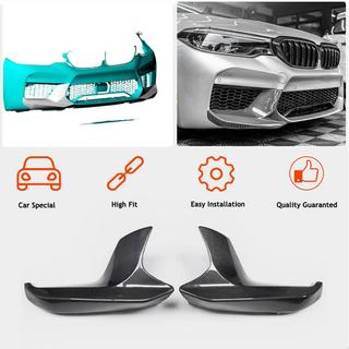 Накладки на передній бампер Flap (для M5 F90 2017-2020, Карбон) BMW 5 серія G30/G31 2017-2023 рр. фото 2
