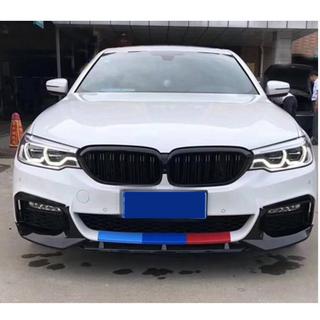 Накладки на передній бампер Flap V1 (для M-Sport 2017-2020, Карбон) BMW 5 серія G30/G31 2017-2023 рр. фото 2