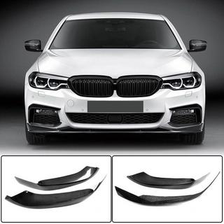 Накладки на передній бампер Flap V2 (для M-Sport 2017-2020, Карбон) BMW 5 серія G30/G31 2017-2023 рр. фото 1