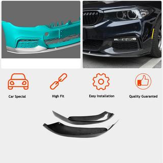 Накладки на передній бампер Flap V2 (для M-Sport 2017-2020, Карбон) BMW 5 серія G30/G31 2017-2023 рр. фото 2