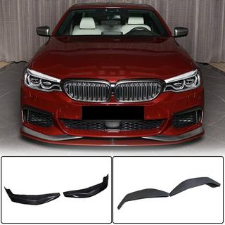 Накладки на передній бампер Flap V3 (для M-Sport 2017-2020, Карбон) BMW 5 серія G30/G31 2017-2023 рр. фото 1