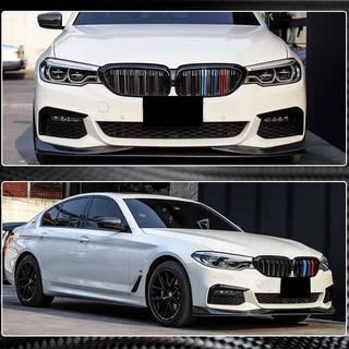 Накладки на передній бампер Flap V3 (для M-Sport 2017-2020, Карбон) BMW 5 серія G30/G31 2017-2023 рр. фото 4