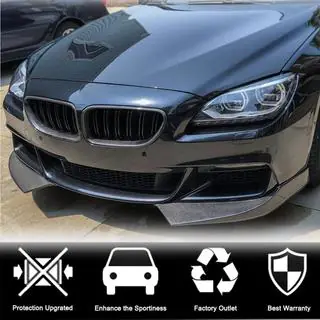 Накладки на передній бампер Flap V1 (для M-Sport, Карбон) фото 2