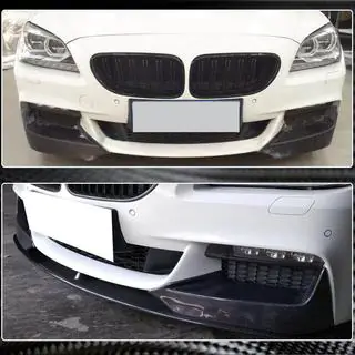 Накладки на передній бампер Flap V2 (для M-Sport, Карбон) фото 3