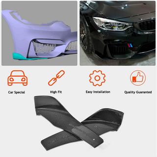 Накладки на передній бампер Flap V2 (для F80, Карбон) BMW 3 серія F30/F31 2012-2019 рр. фото 2
