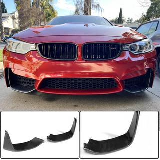 Накладки на передній бампер Flap V3 (для F80, Карбон) BMW 3 серія F30/F31 2012-2019 рр. фото 1