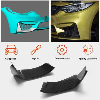 Накладки на передній бампер Flap V4 (для F80, Карбон) BMW 3 серія F30/F31 2012-2019 рр. фото 2