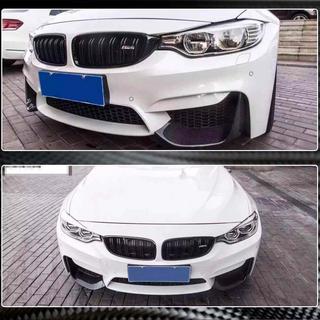 Накладки на передній бампер Flap V4 (для F80, Карбон) BMW 3 серія F30/F31 2012-2019 рр. фото 4