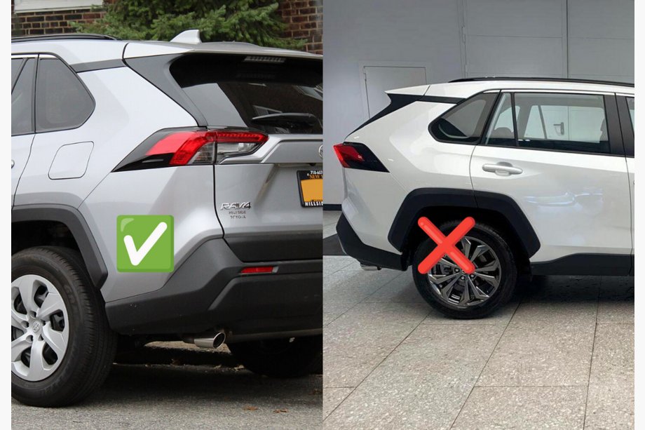 Toyota Rav 4 2019-2025 рр. Бризковики Premium 2022+ (Коротка арка, 4 шт) Фото 2