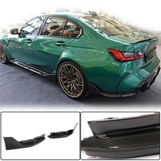 Накладки на задній бампер Flap V2 (для G80, Карбон) BMW 3 серія G20/G21 2018- рр. фото 1