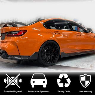 Накладки на задній бампер Flap V2 (для G80, Карбон) BMW 3 серія G20/G21 2018- рр. фото 2