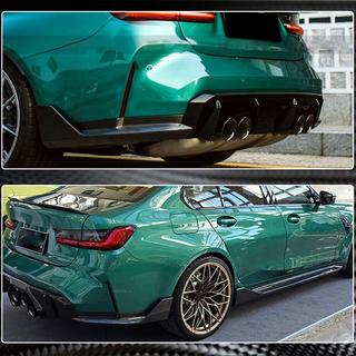 Накладки на задній бампер Flap V2 (для G80, Карбон) BMW 3 серія G20/G21 2018- рр. фото 4