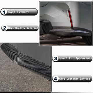 Накладки на задній бампер Flap V3 (для G80, Карбон) BMW 3 серія G20/G21 2018- рр. фото 3
