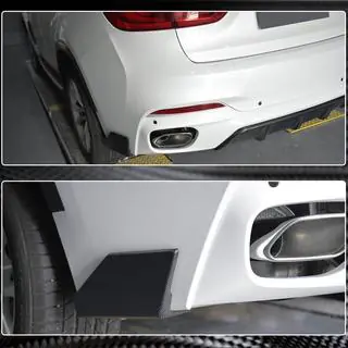 Накладки на задній бампер Flap (для M-Sport, Карбон) фото 4