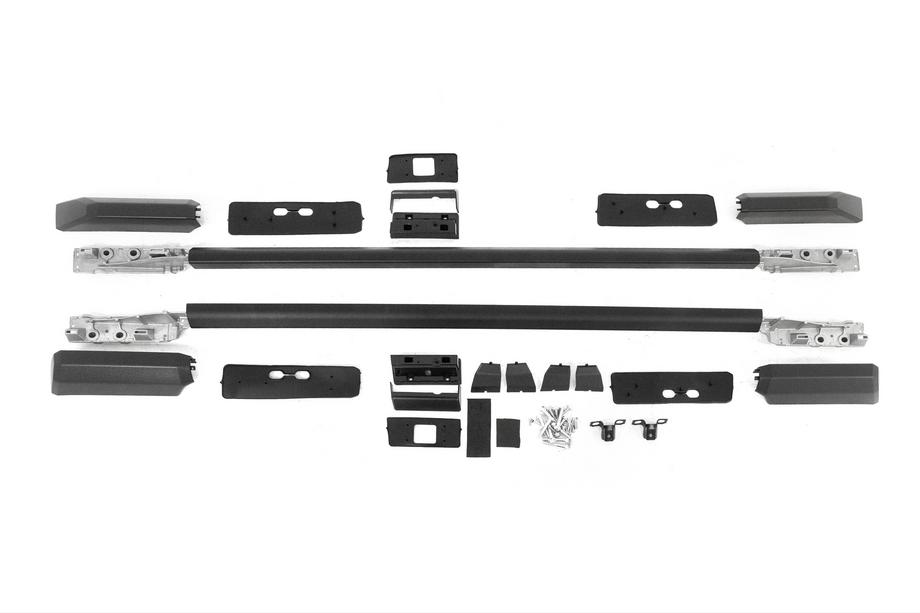 Toyota Land Cruiser Prado 250 2023- рр. Рейлінги чорні OEM (Алюміній) Фото 2