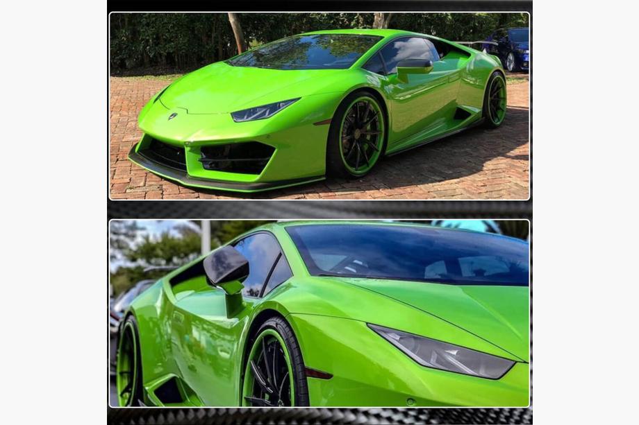 Lamborghini Huracan 2014- рр. Накладки на дзекрала (Карбон) Фото 3