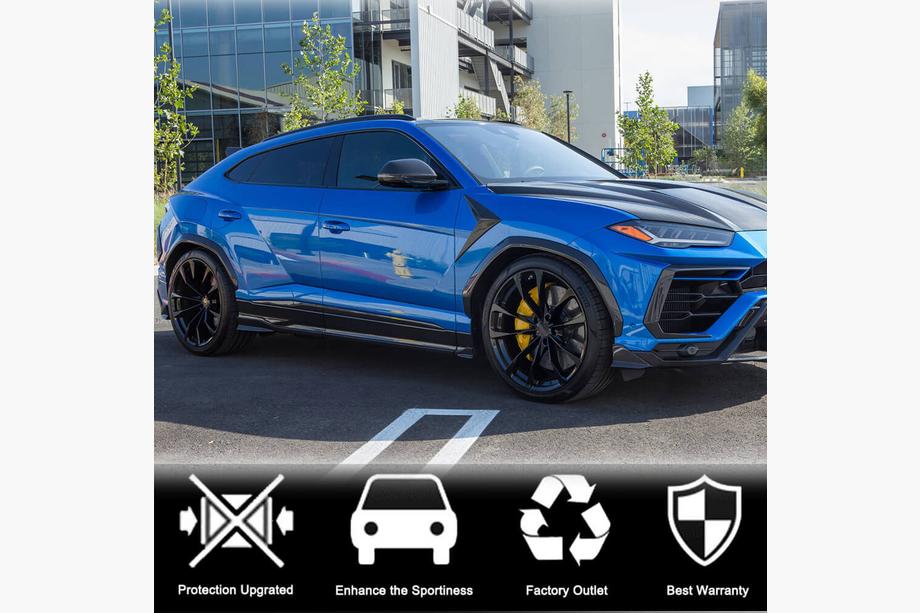 Lamborghini Urus 2018- рр. Накладки на арки (Сухий карбон) Фото 3