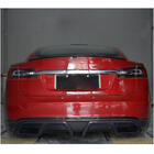 Tesla Model S 2012- рр. Дифузор заднього бампера V1 (2012-2016, Карбон) фото 3