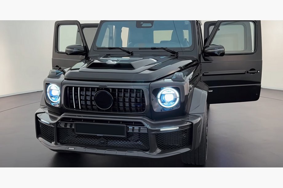 Mercedes G class W465 2025- рр. Рамка решітка радіатора Carbon V1 Фото 1