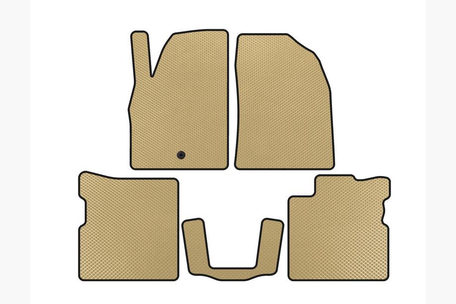 Chevrolet HHR 2005-2011 рр. Килимки EVA (Бежевий) Image