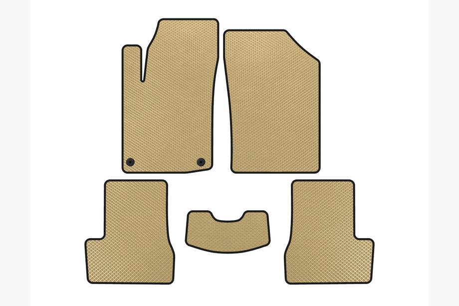 Citroen C-3 2009-2016 рр. Килимки EVA (HB, Бежевий) Image