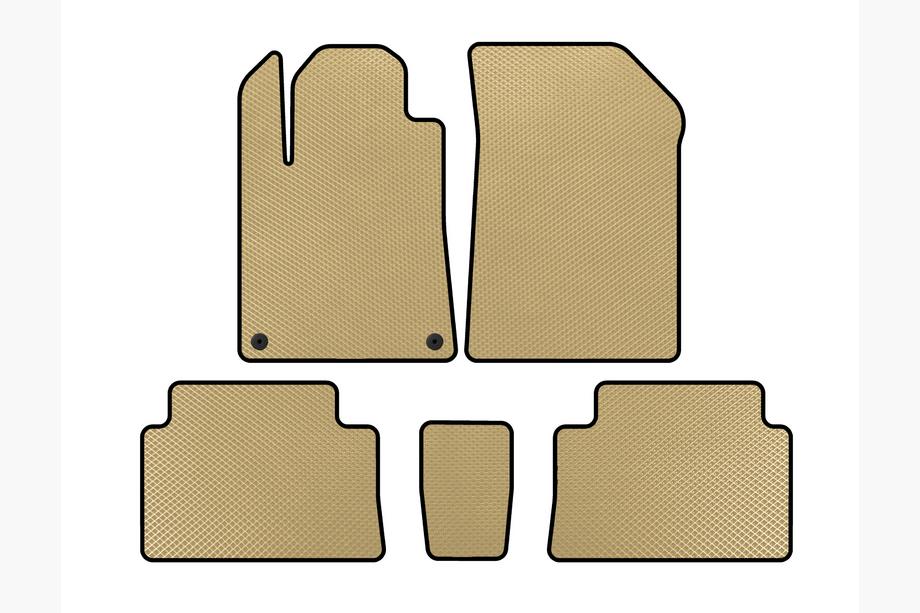 Citroen C-5 2001-2008 рр. Килимки EVA (Бежевий) Image
