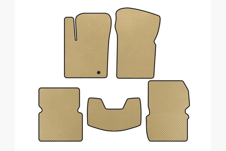 Dodge Avenger 2007-2014 рр. Килимки EVA (Бежевий) Image