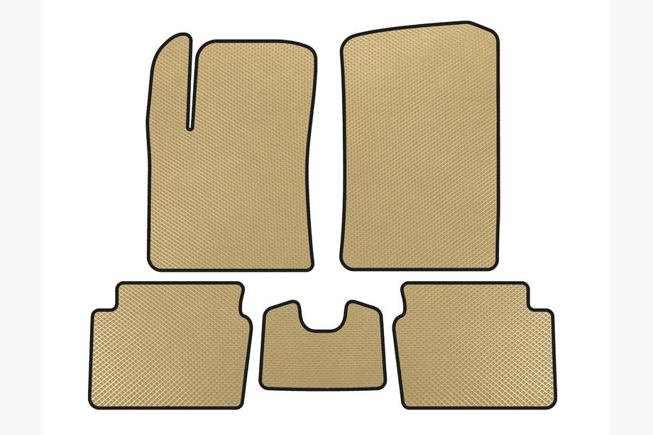 Hyundai I-10 2008-2013 рр. Килимки EVA (HB, Бежевий) Image