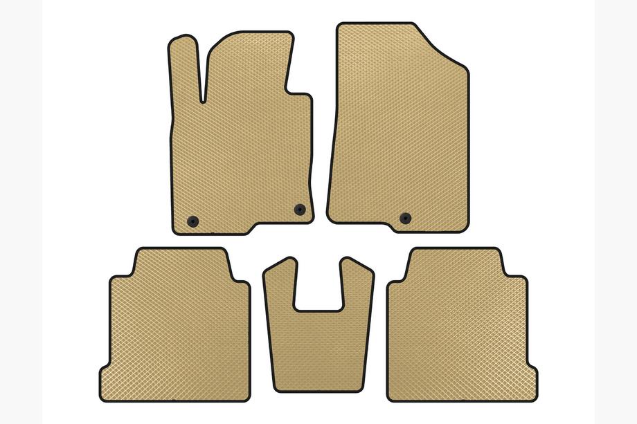 Kia Cadenza 2016- рр. Килимки EVA (Бежевий) Image