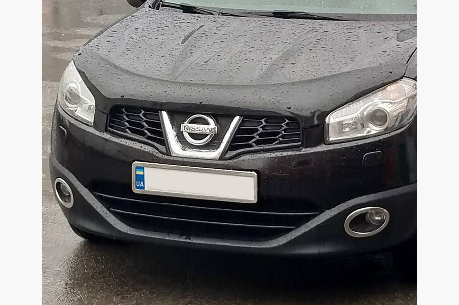 Nissan Qashqai 2010-2014 рр. Окантовка противотуманок тільки зовні (2 шт, нерж.) Фото 2