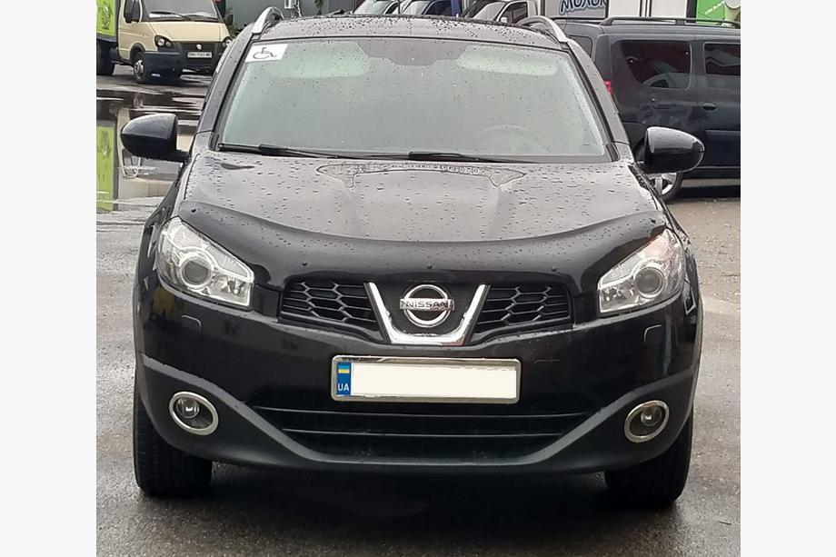 Nissan Qashqai 2010-2014 рр. Окантовка противотуманок тільки зовні (2 шт, нерж.) Фото 3