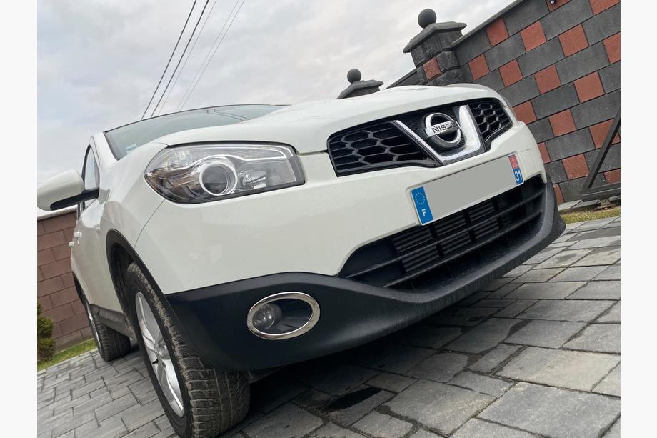 Nissan Qashqai 2010-2014 рр. Окантовка противотуманок тільки зовні (2 шт, нерж.) Фото 5