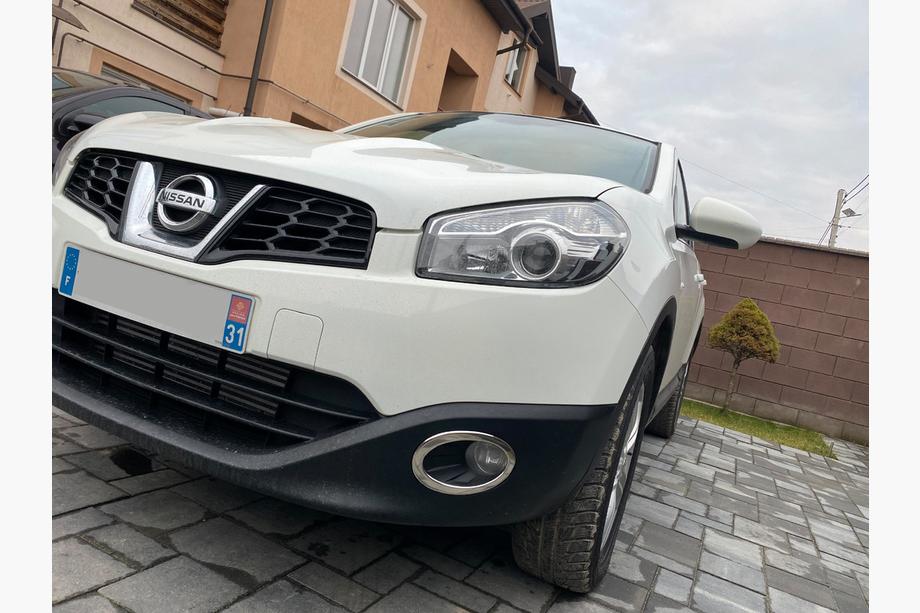 Nissan Qashqai 2010-2014 рр. Окантовка противотуманок тільки зовні (2 шт, нерж.) Фото 4