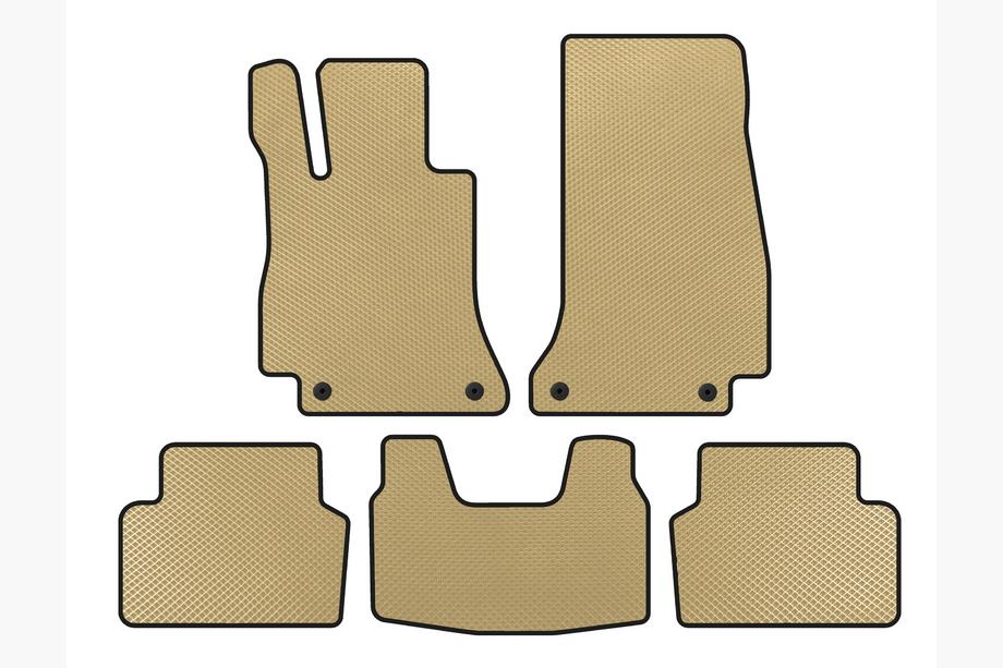 Mercedes E-сlass W213 2016-2023 рр. Килимки EVA (SD, Бежевий) Image