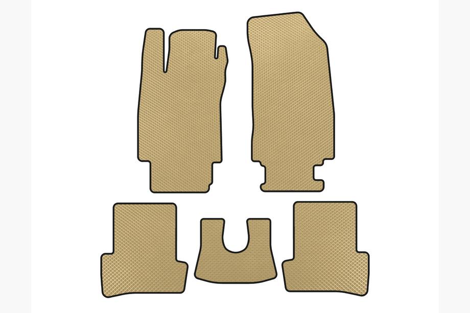 Renault Clio III 2005-2012 рр. Килимки EVA (Бежевий) Image